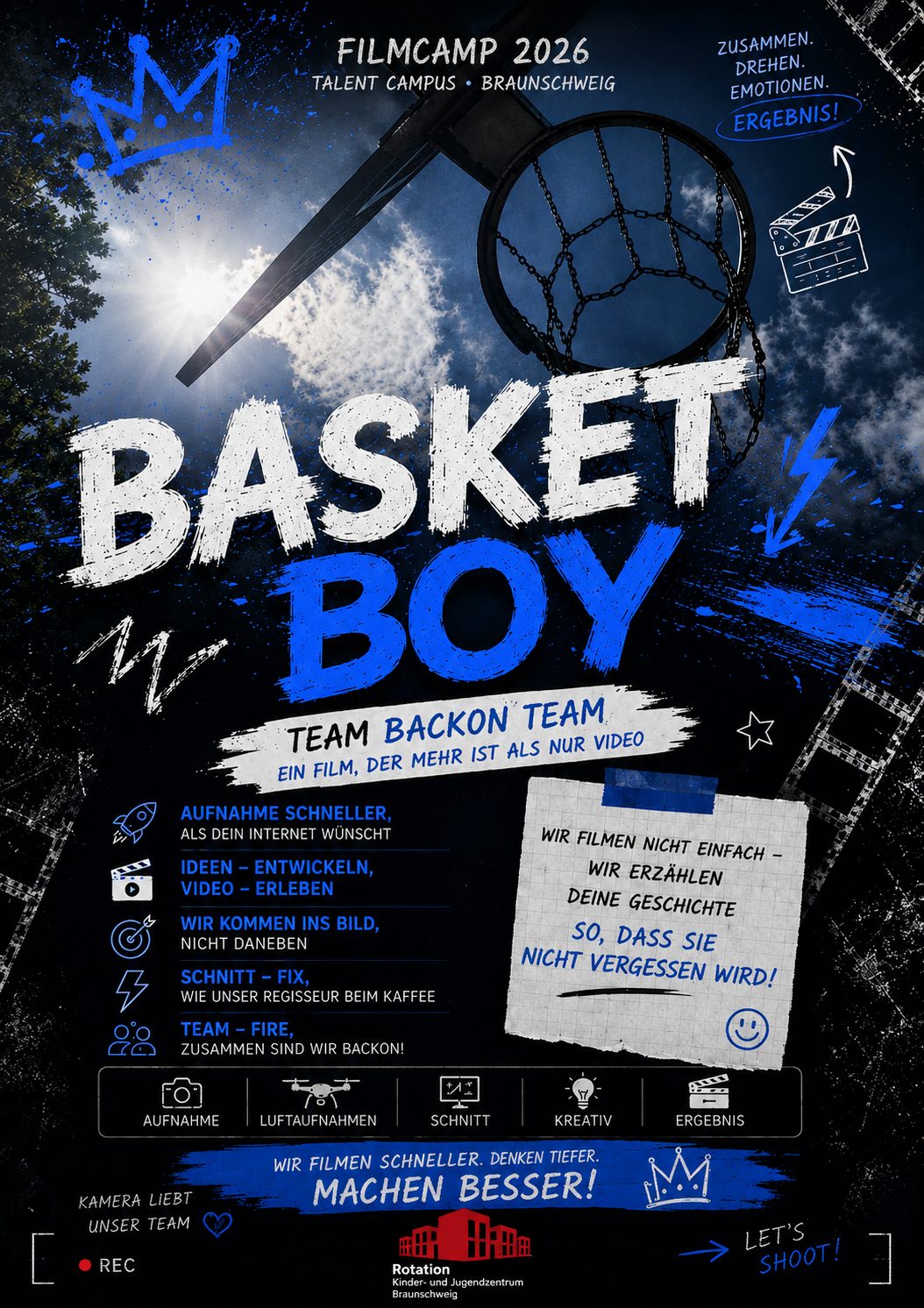 Постер фильма «Basket Boy» — Filmcamp 2026